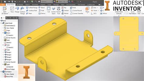 inventor sheet metal tutorial pdf|sheet metal drawing in inventor.